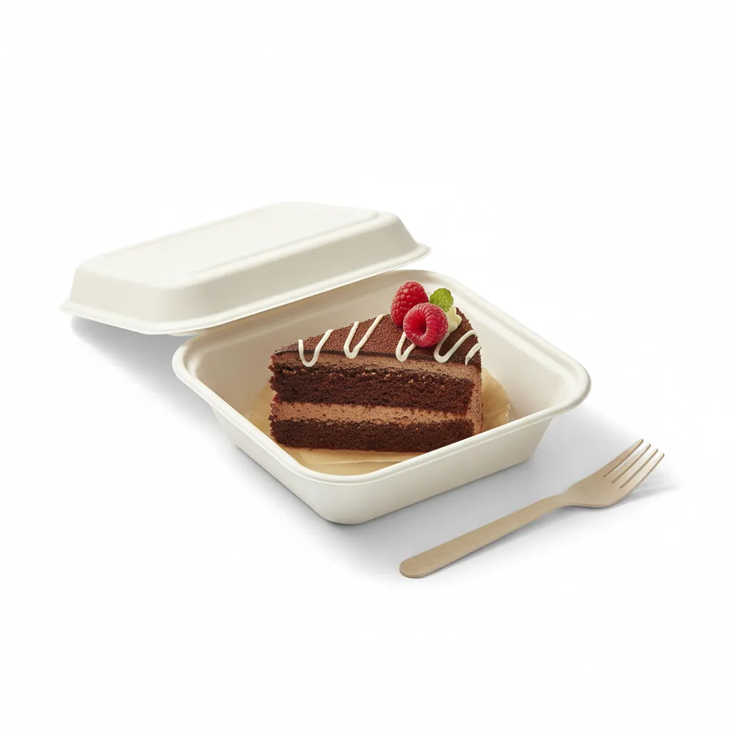 Biodegradable plates for cake and desserts