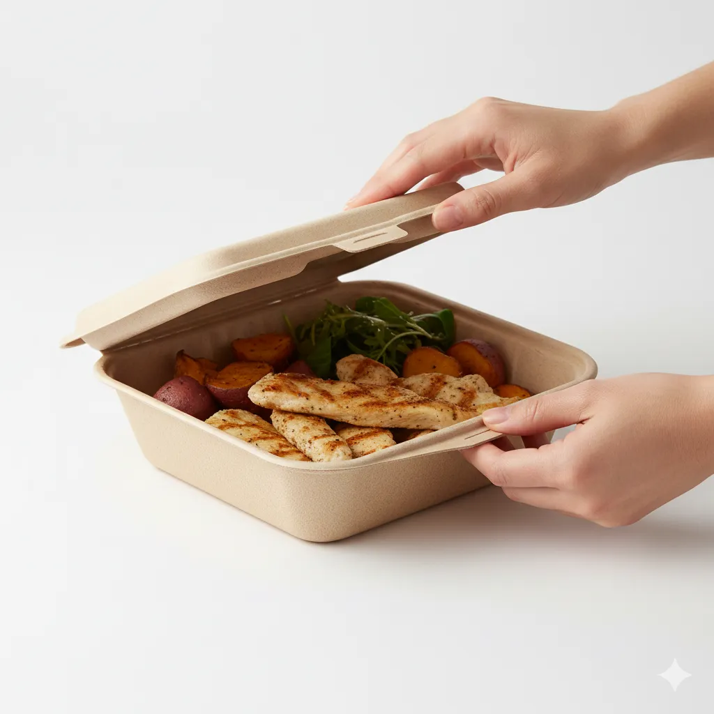 Easy to use disposable biodegradable plates
