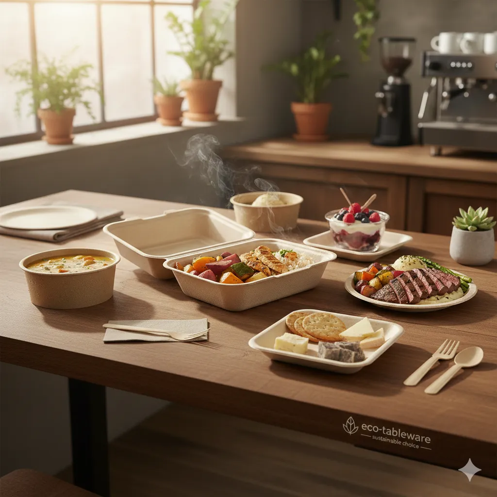 Versatile and stylish eco-friendly tableware