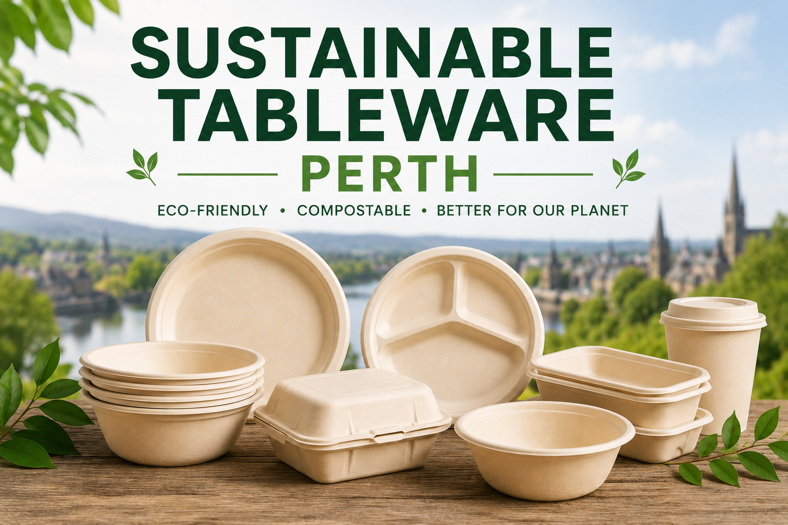 Biodegradable Tableware Supplier & Exporter in Perth