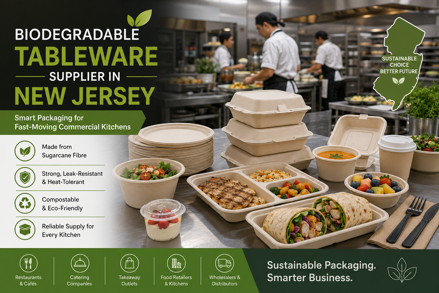 Leading Biodegradable Tableware Supplier in New Jersey
