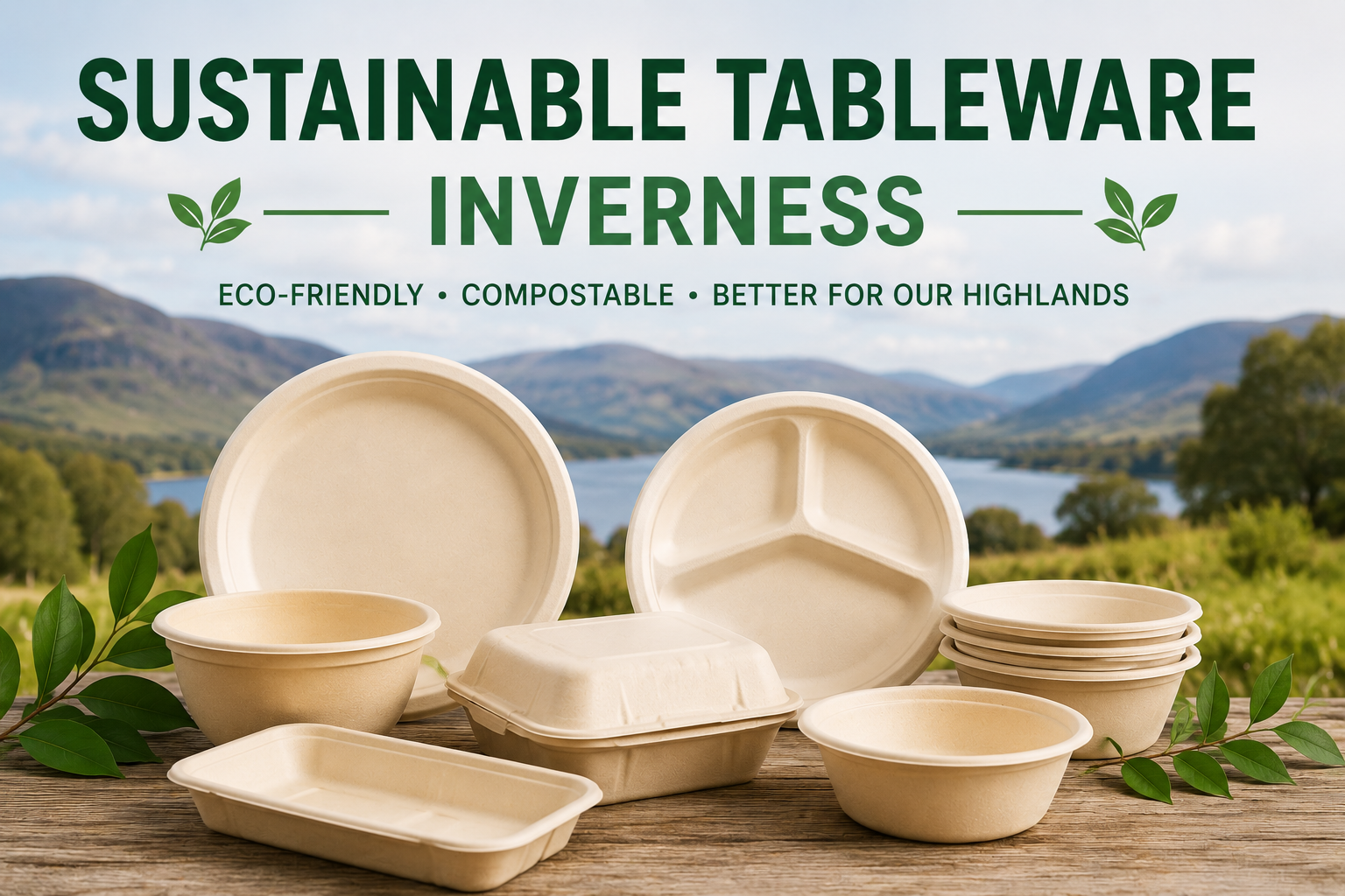 Biodegradable Tableware Supplier & Exporter in Inverness