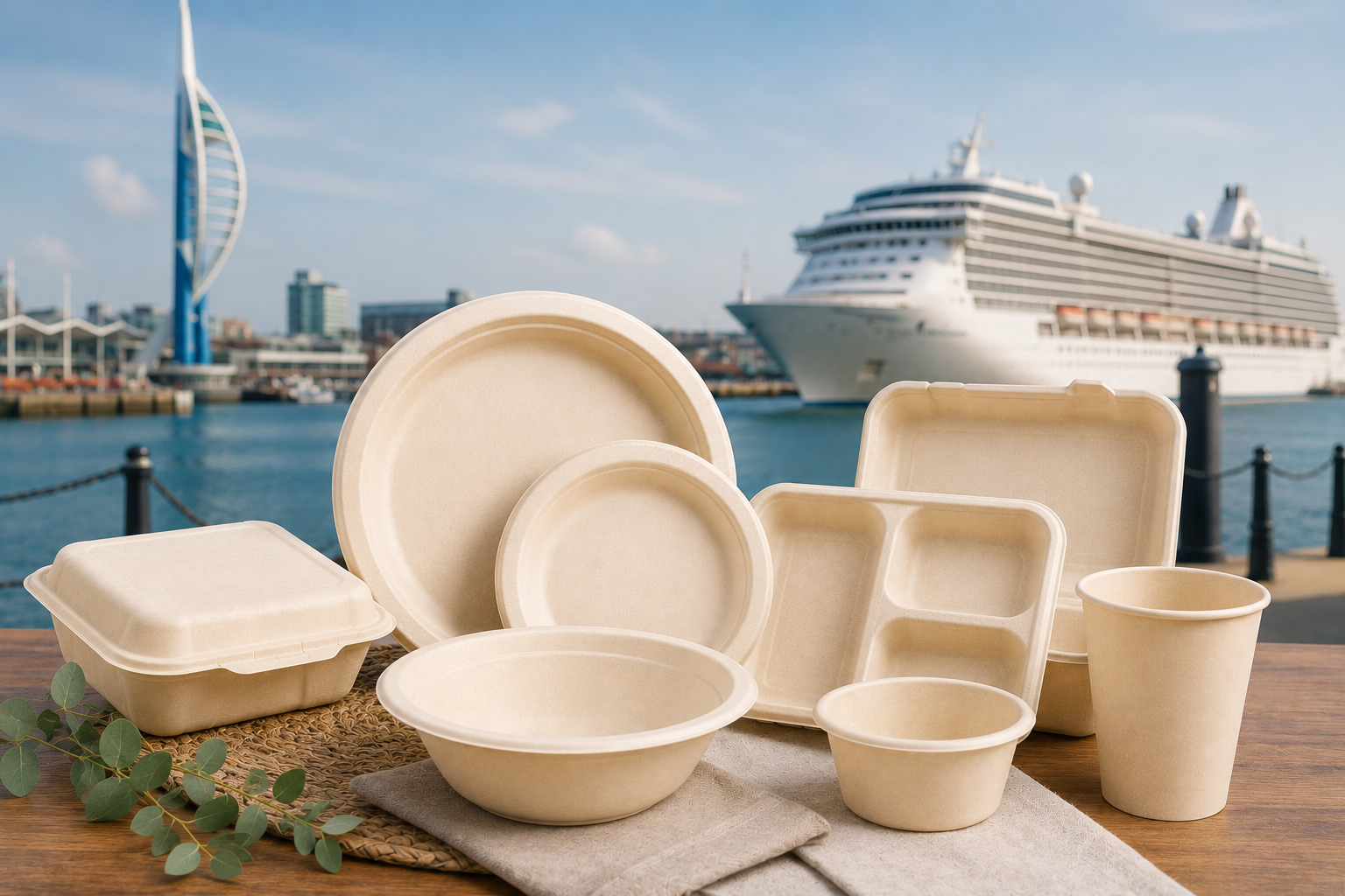 Bagasse Tableware Supplier & Exporter in Southampton